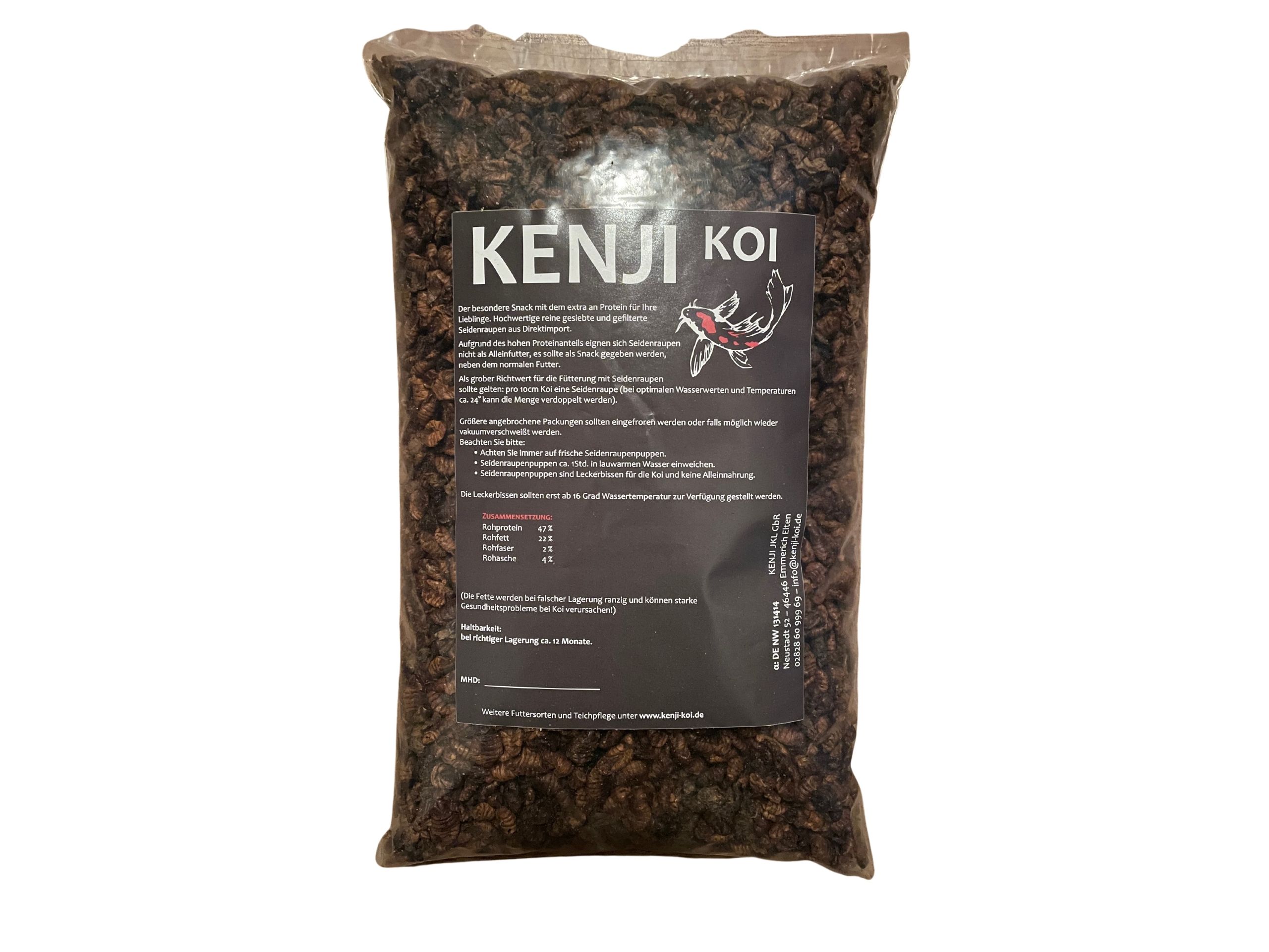KENJI KOI Seidenraupen 5 Liter – Bild 3