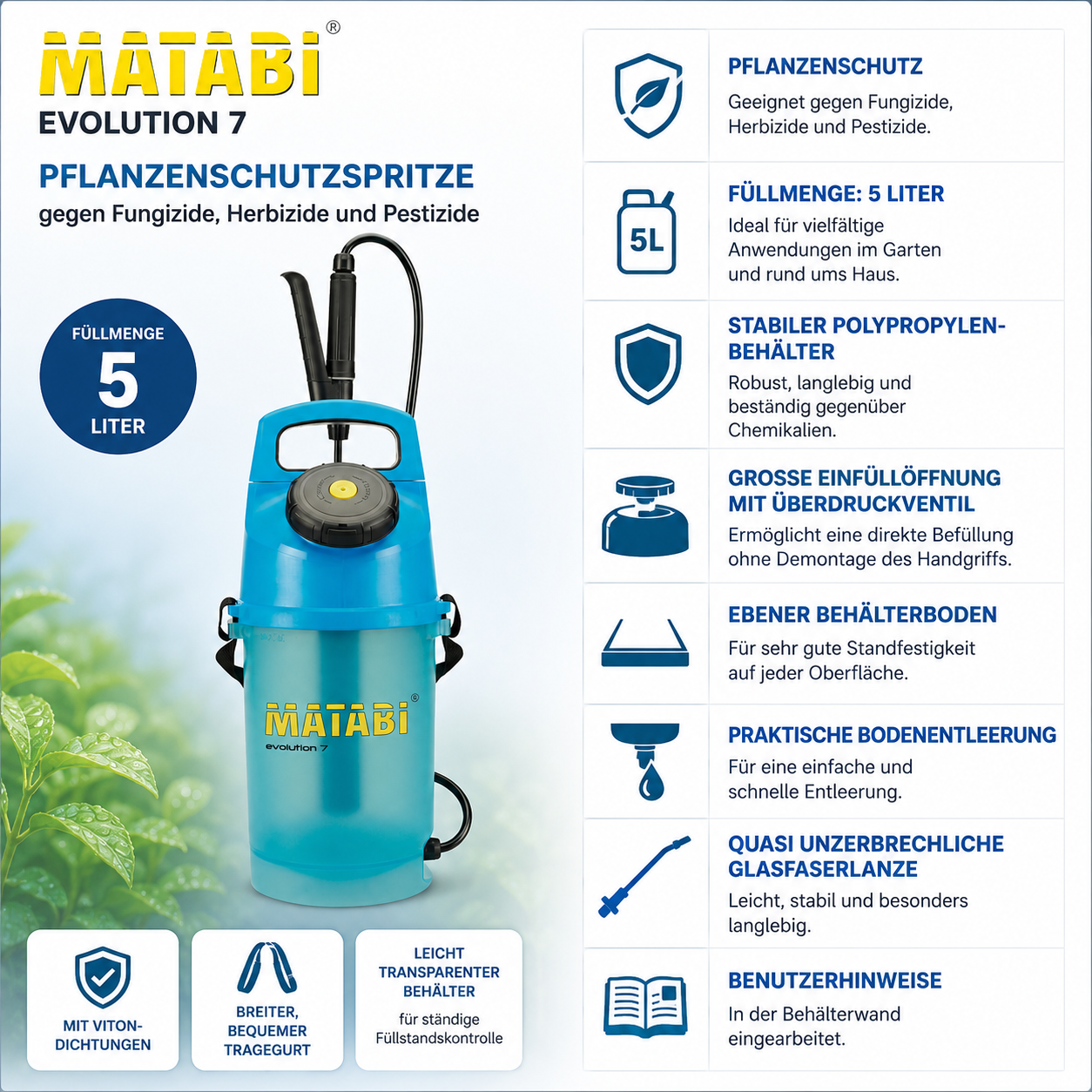 MATABI Evolution 7 Pflanzenschutzspritze – Bild 7