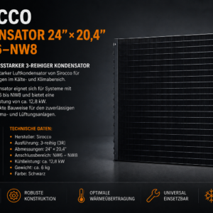 Sirocco Kondensator 24'x20,4' 3R NW6-NW8