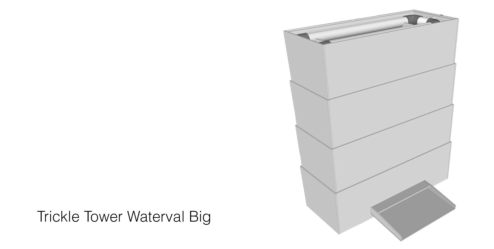 AQUAKING Red Label Trickle Tower Wasserfall Big – Bild 4