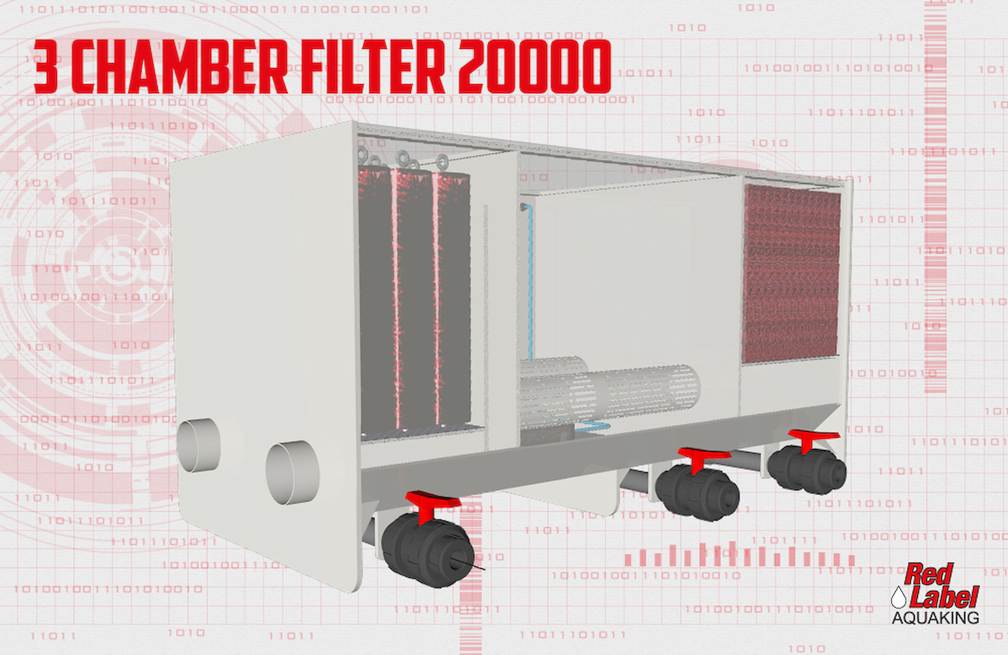 AQUAKING Red Label 3-Kammer-Filter Big 20000 – Bild 4